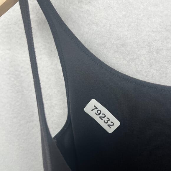 EILEEN FISHER Tank Top PS Organic Cotton Ribbed Jersey Cami Scoop Neck Black - Picture 13 of 13